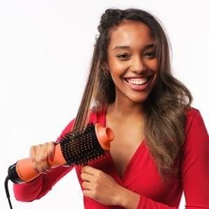 Brosse soufflante - REVLON - RVDR5222AE ONE STEP - Edition limitée - Volumisant et séchant - 2 températures - Abricot