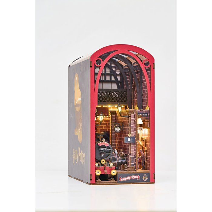 Book Nook - Kit DIY a construire Maquette 3D Serre Livre - REVELL - Tiny Adventures - Harry Potter - Le Poudlard Express - LED