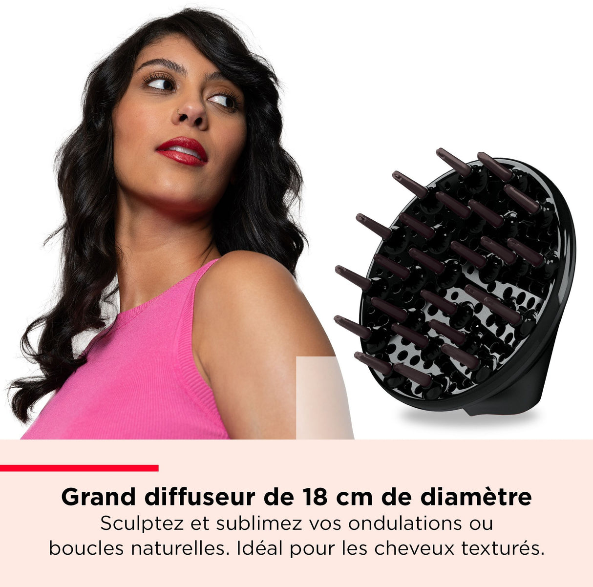 Multistyler 4-en-1 - REVLON - RVDR5373E - Pour cheveux texturés - 4 températures - Noir
