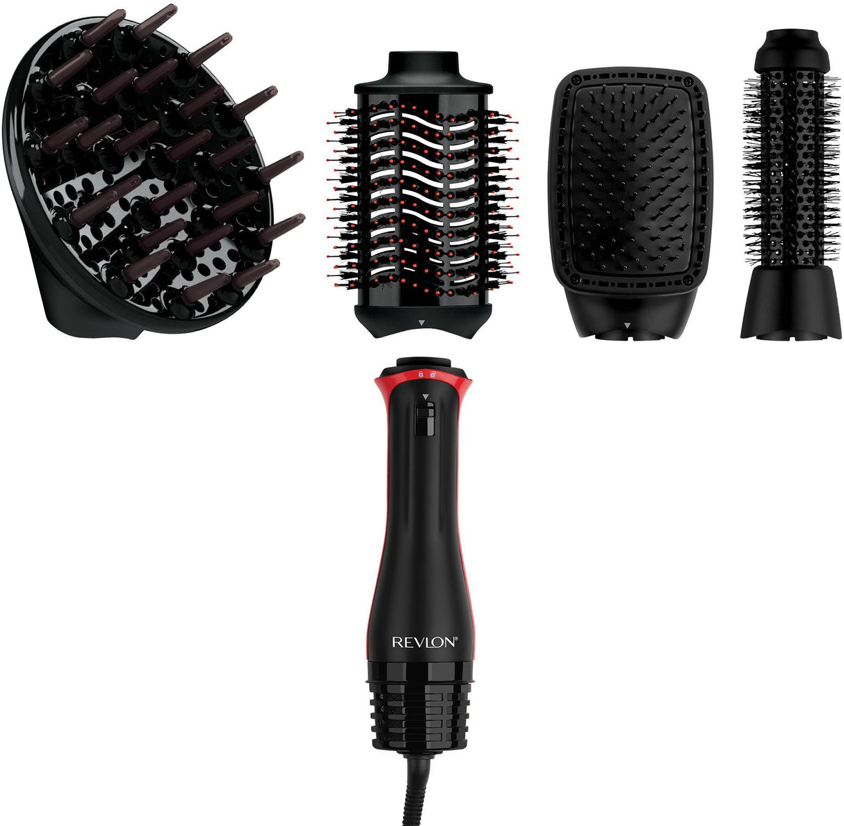 Multistyler 4-en-1 - REVLON - RVDR5373E - Pour cheveux texturés - 4 températures - Noir