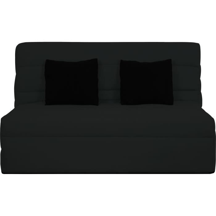 DUNLOPILLO Banquette BZ 2 places - Noir - ReVEUR