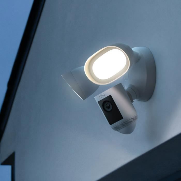 Caméra de Surveillance - RING - Spotlight Pro Câblée - Blanc - UE