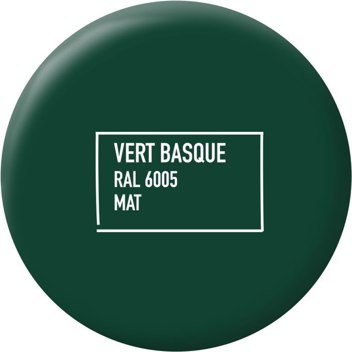 Peinture multi-supports - Vert basque - RAL 6005 - Mat - Ripolin - 2L
