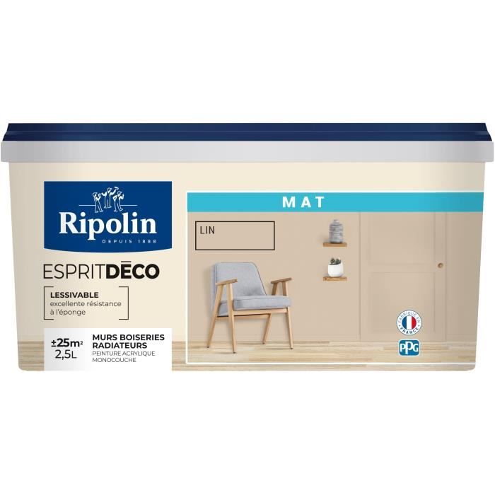 RIPOLIN ESPRIT DECO LIN MAT 2.5L