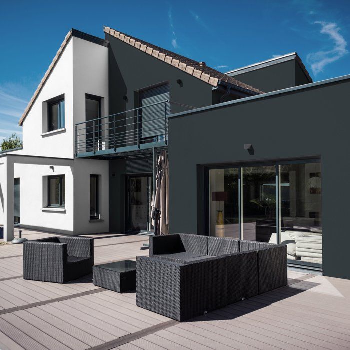 Peinture extreme façade 2 en 1 - Gris Anthracite - Mat - Ripolin - 2,5L