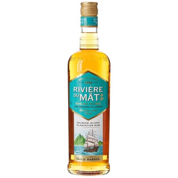 Riviere du Mât - Rhum doré de la Réunion - 40% - 70 cl