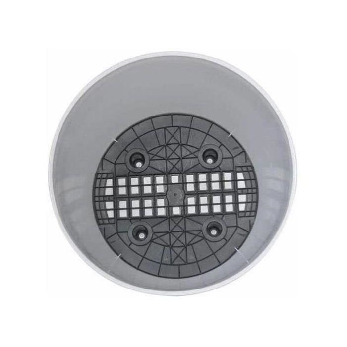 Pot de fleurs rond - RIVIERA - EVA NEW - Plastique - D35 x H33 cm - Bleu