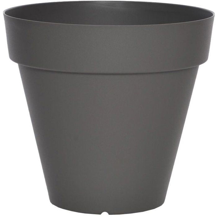 Pot de fleurs - RIVIERA - Soleilla Rond - Ř 59 x 53,6 cm - Gris pailleté