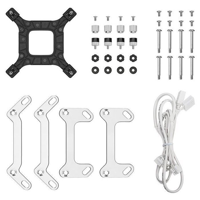 DEEPCOOL - R-LM240-WHDMMC-1 - Watercooling - 240mm AIO - Ecran IPS 2,4 pouces - Blanc - Pompe 6eme génération - 2500 a 3400 tr/min