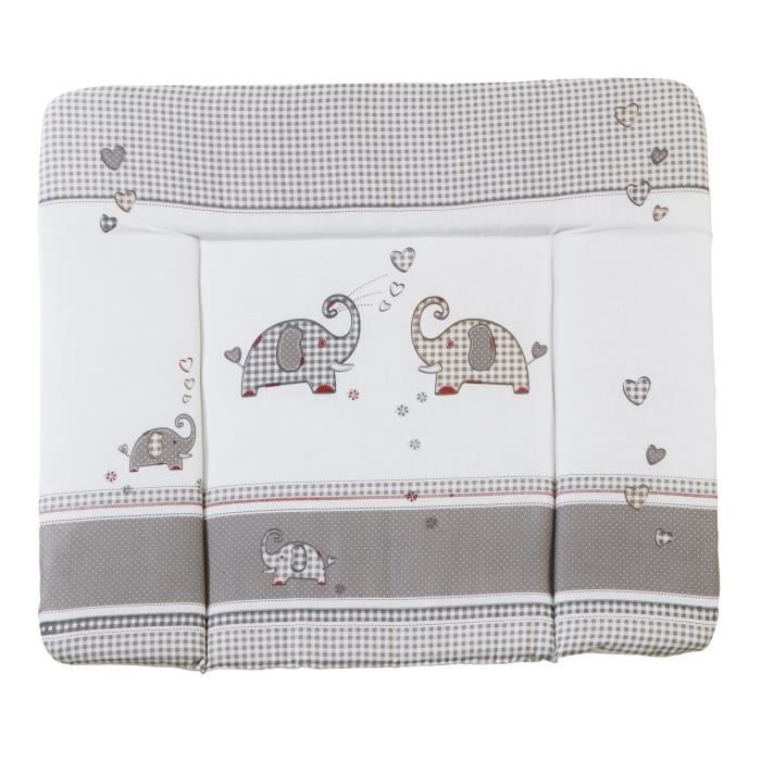 Matelas a langer - ROBA - JUMBOTWINS - 85 x 75 cm - Gris