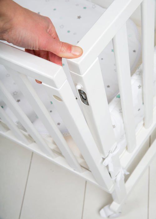 Berceau cododo 3-en-1 - ROBA - SAFE ASLEEP - Equipement 'Sternenzauber' inclus - Blanc