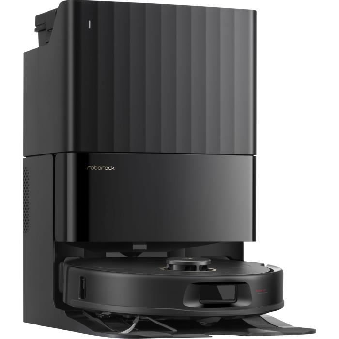 ROBOROCK QREVO 5AE - Aspirateur Robot Laveur avec Station - Puissance 12000 Pa - Serpillieres FlexiArm - Double Anti-emmelement