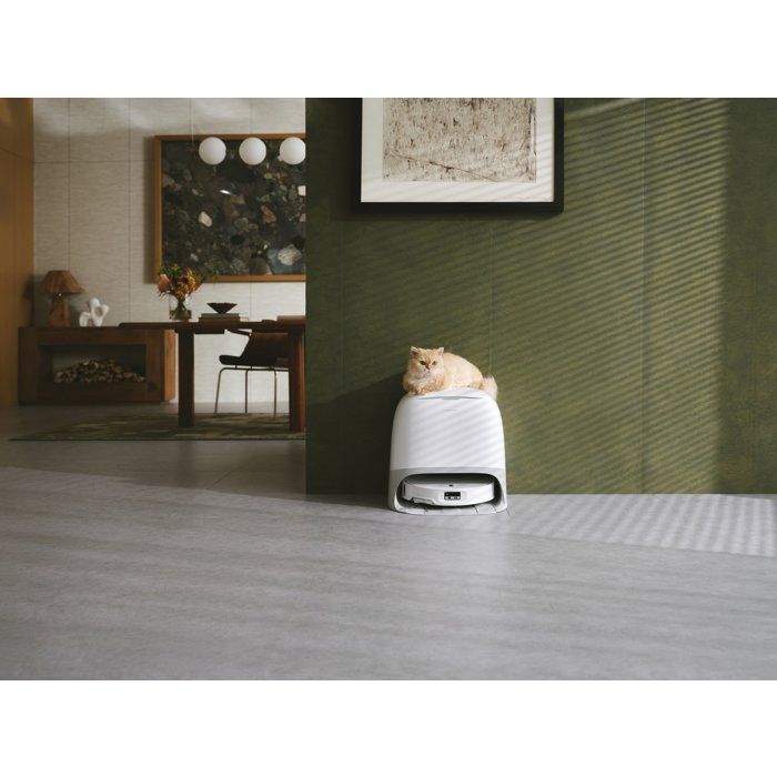 Aspirateur Robot Laveur - Roborock Qrevo Curv 2 ProX - Autonomie 180 min - 25 000 Pa - Navigation LiDAR - Collecteur 470 ml