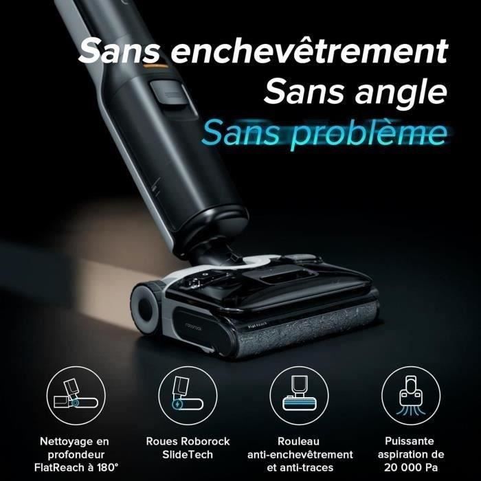 ROBOROCK F25 ACE - Aspirateur Laveur sans Fil - 20 000 Pa - Tout-en-Un pour sols durs - Zéro enchevetrement - Séchage Rapide a 90 °C