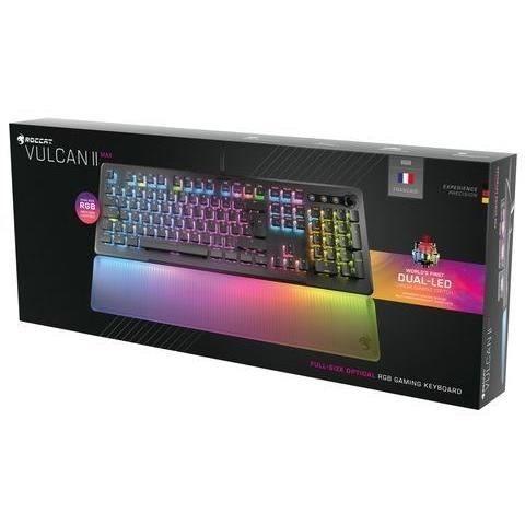 Clavier gamer optique et mÈcanique - ROCCAT - ROC-12-004 Vulcan II Max - LinÈaire - …clairage RGB - Noir