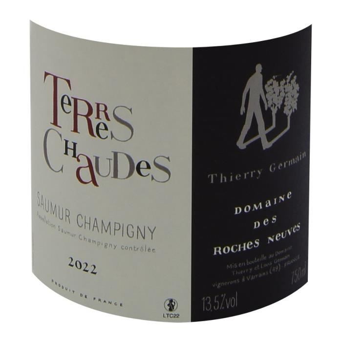 Domaine des Roches Neuves Cuvée Terres Chaudes 2022 Saumur Champigny - Vin rouge de Loire - Bio 2022