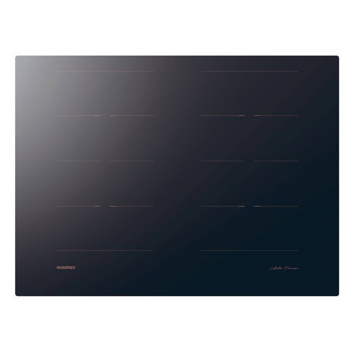 Plaque de cuisson induction ROSIERES RIFS744SCA - Double full zone - 4 foyers - 7400 W - L 70 cm - Fabrication française