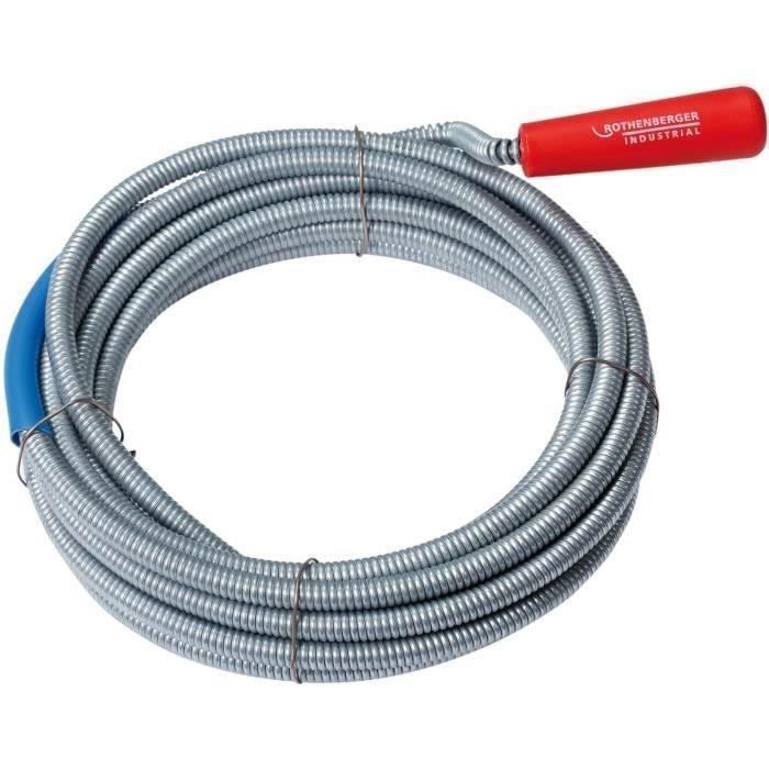 Déboucheur tete d'accrochage - ROTHENBERGER - Flexible - Ř9 mm - L7 m