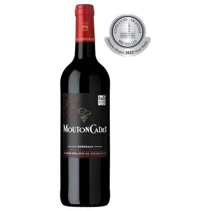 Mouton Cadet Baron Philippe de Rothschild Bordeaux - Vin rouge de Bordeaux 2023