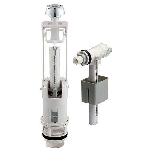 Kit mécanisme WC a alimentation latérale avec flotteur - ROUSSEAU - Anti-siphonage - Réglable en hauteur (280 a 430 mm)