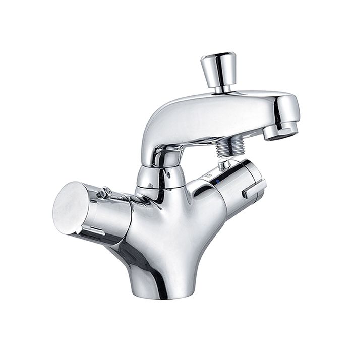 Edouard Rousseau - Mitigeur Thermostatique Bain Douche VOLGA 2 Monotrou - Chromé