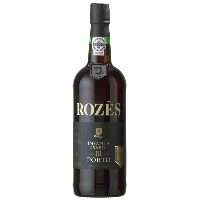Rozes - 10 Ans - Infanta Isabel - Porto - 75 cl - Étui