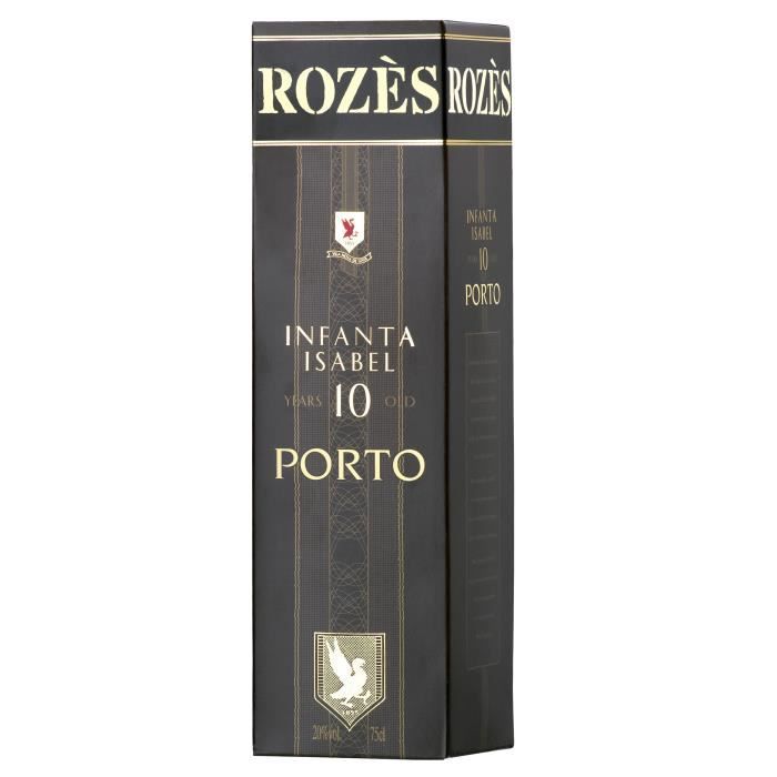 Rozes - 10 Ans - Infanta Isabel - Porto - 75 cl - Étui