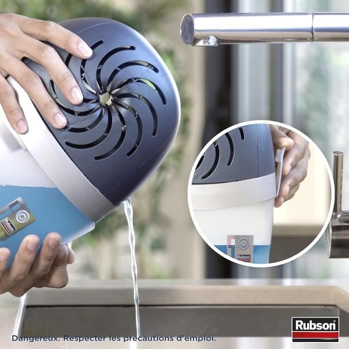 Recharge Aero 360 Neutre pour absorbeur d'humiditÈ RUBSON - Lot de 12 recharges