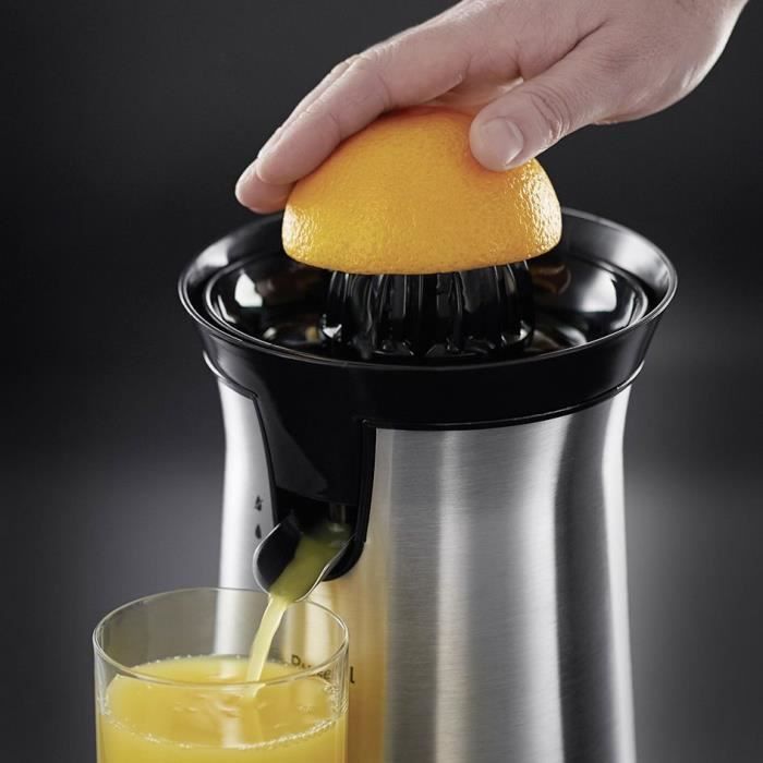 Presse-agrumes Èlectrique RUSSELL HOBBS 22760-56 - 2 cÙnes interchangeables - Jus de fruit frais rapide