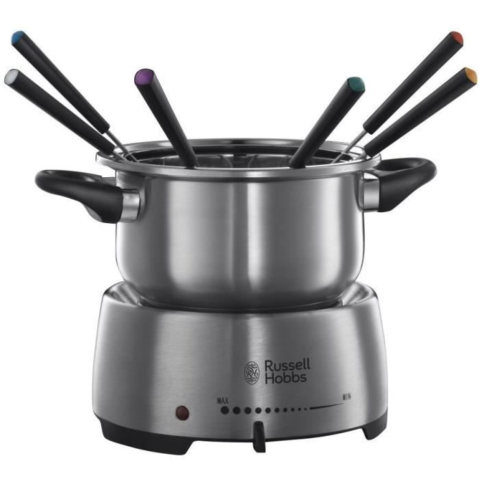 Fondue RUSSELL HOBBS - 22560-56 - Capacité 2L - Jusqu'a 6 personnes - Compatible lave-vaisselle - 1200W