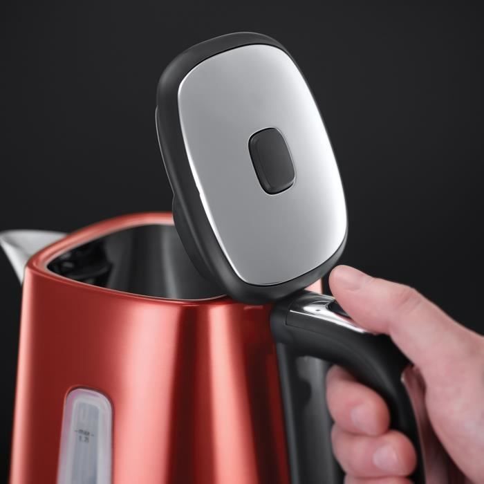 Bouilloire Electrique 1.7L Luna - RUSSELL HOBBS - …bullition Rapide - Rouge