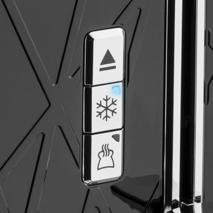 Grille-Pain - RUSSELL HOBBS - Structure Noir - 1500 W - Fentes extra larges - Technologie Lift'n Look, rÈchauffage, dÈcongÈlation