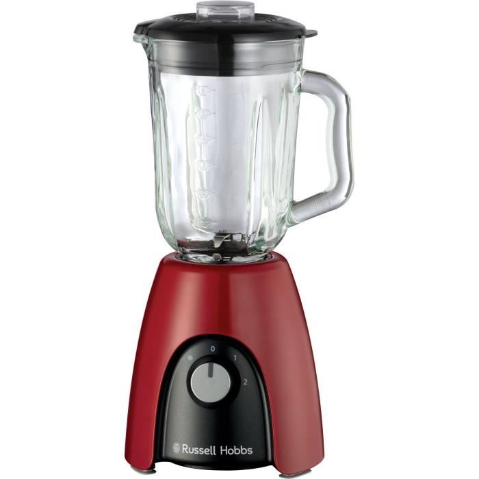 Blender - RUSSEL HOBBS - Desire Red - 650 W - 2 vitesses + Pulse - Rouge