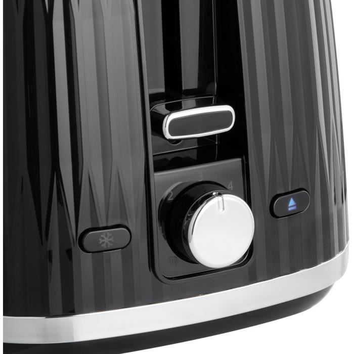 Grille-pain - RUSSELL HOBBS - EDEN - 800 W - 2 fentes - Noir