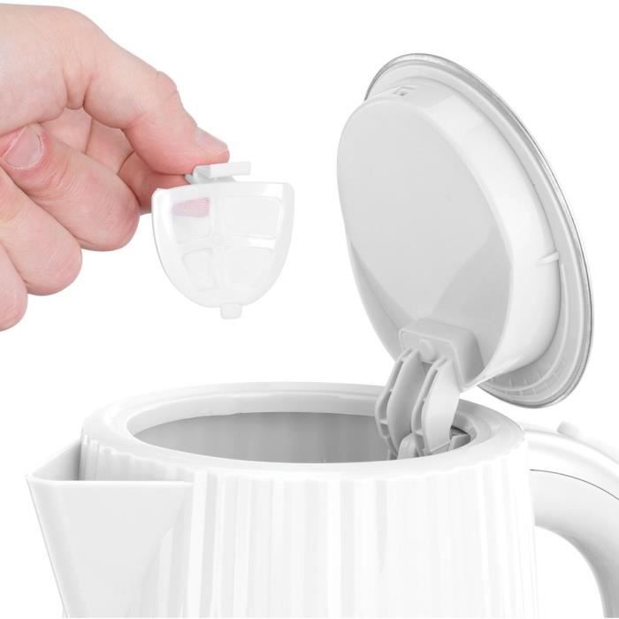 Bouilloire - RUSSELL HOBBS - EDEN - 2400 W - 1,7 L - Blanc