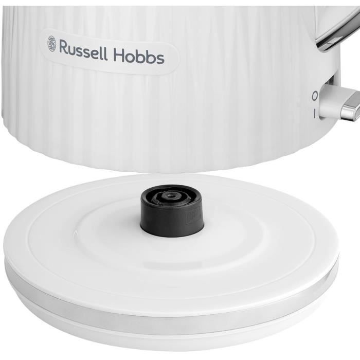 Bouilloire - RUSSELL HOBBS - EDEN - 2400 W - 1,7 L - Blanc