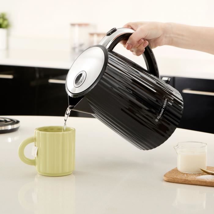 Bouilloire - RUSSELL HOBBS - EDEN - 2400 W - 1,7 L - Noir