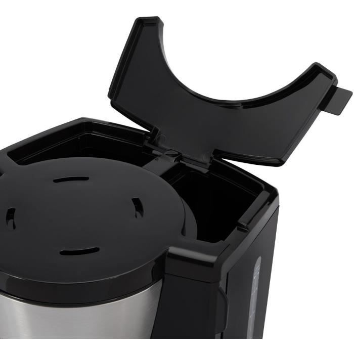 Cafetiere - RUSSELL HOBBS - HEATON - 1,25 L - Noir / Inox