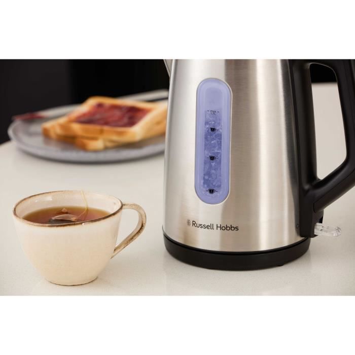 Bouilloire - RUSSELL HOBBS - HEATON - 2400 W - 1,7 L - Inox