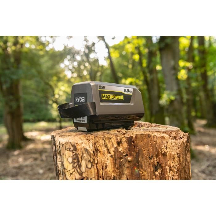 RYOBI - 1 batterie lithium+ 36V MAXPOWER 6,0 Ah High Energy - gestion individuelle de charge/décharge des cellules - RY36B60B
