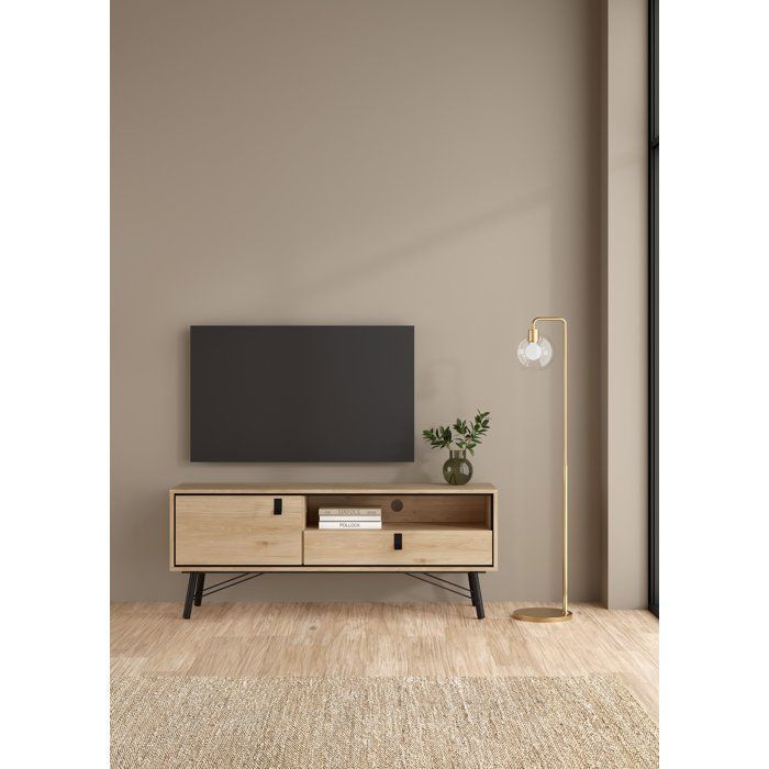 Meuble TV RY - Chene Jackson Hickory - 150,3 x 40,1 x 59,6 cm