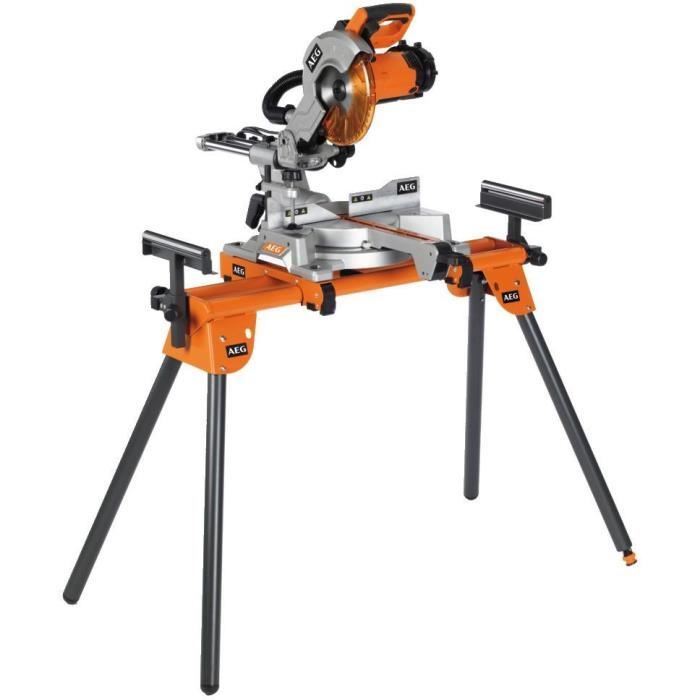 AEG - Scie radiale 1800 W, piÈtement - PS254L + PSU1000
