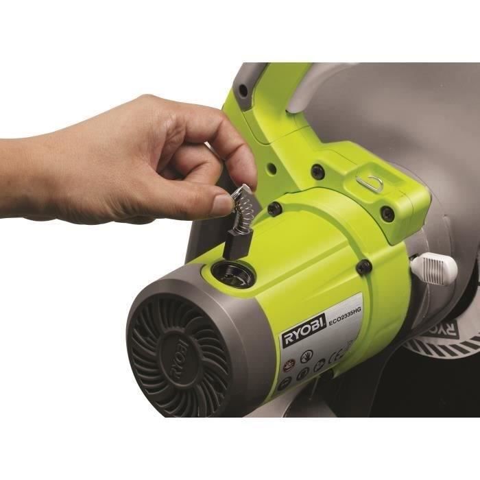 RYOBI - Tronçonneuse a métaux 2 300 W - disque 355 mm - étau rapide + disque a tronçonner 355 mm alésage 25,4 mm - ECO2335HG