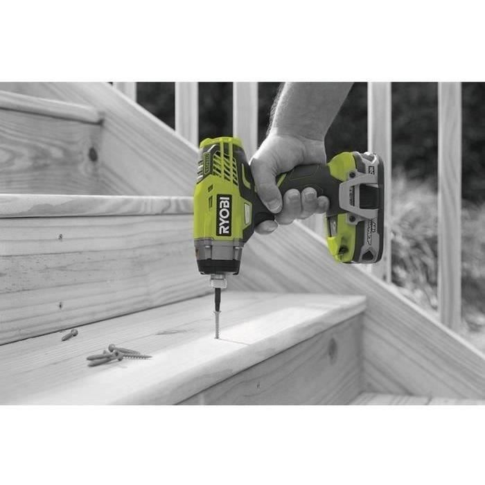 RYOBI - Visseuse a chocs 18V ONE+ - 3 modes : 40/120/220 Nm - emmanchement hex 1/4 - R18ID3-0