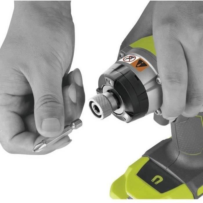 RYOBI - Visseuse a chocs 18V ONE+ - 3 modes : 40/120/220 Nm - emmanchement hex 1/4 - R18ID3-0