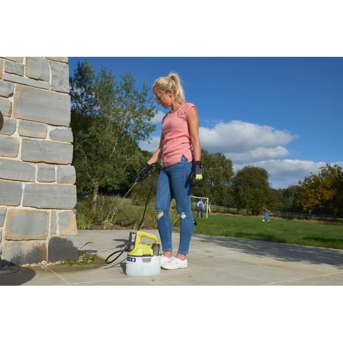RYOBI - Pulvérisateur 18V ONE+ - 3,1 bars - débit 0,5 l/min - réservoir 3,5 L - vendu sans batterie ni chargeur - OWS1880