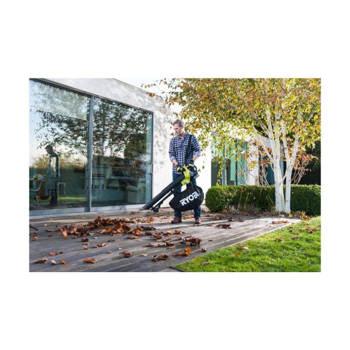 Souffleur aspiro-broyeur 2-en-1 - RYOBI - Brushless - 201 km/h - 6 mł/min