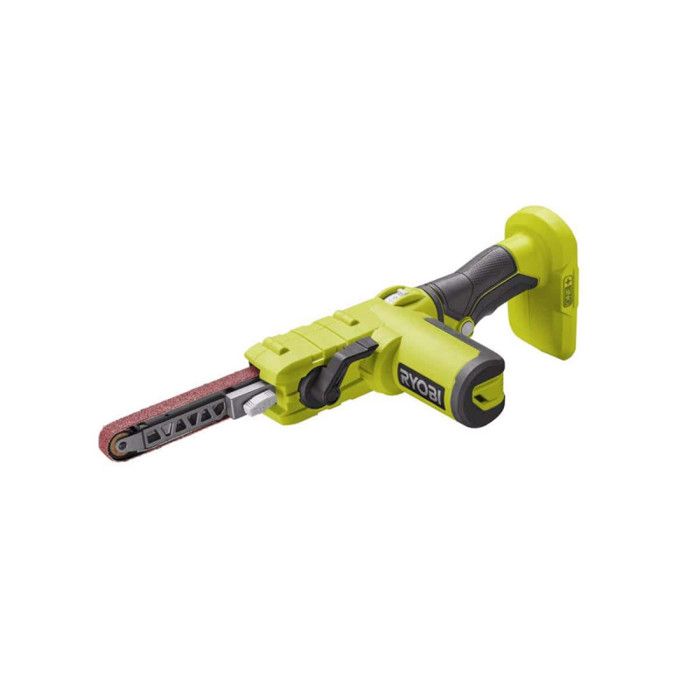 RYOBI - Lime 18V ONE+ - vitesse de la bande 260-630 m/min - bande 13 x 457 mm - LivrÈe avec 3 bandes de ponÁage - R18PF-0