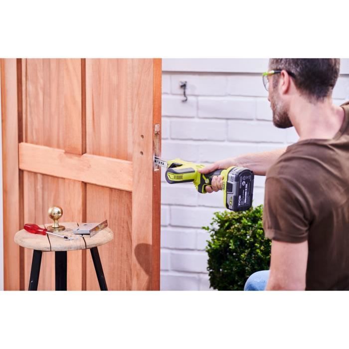 RYOBI - Lime 18V ONE+ - vitesse de la bande 260-630 m/min - bande 13 x 457 mm - LivrÈe avec 3 bandes de ponÁage - R18PF-0