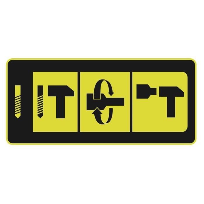 RYOBI - Perforateur burineur SDS+ 800 W 4 modes - 3,0 Joules Epta + coffret, butée, poignée 360° & foret SDS+ 6 mm - RSDS800-KC